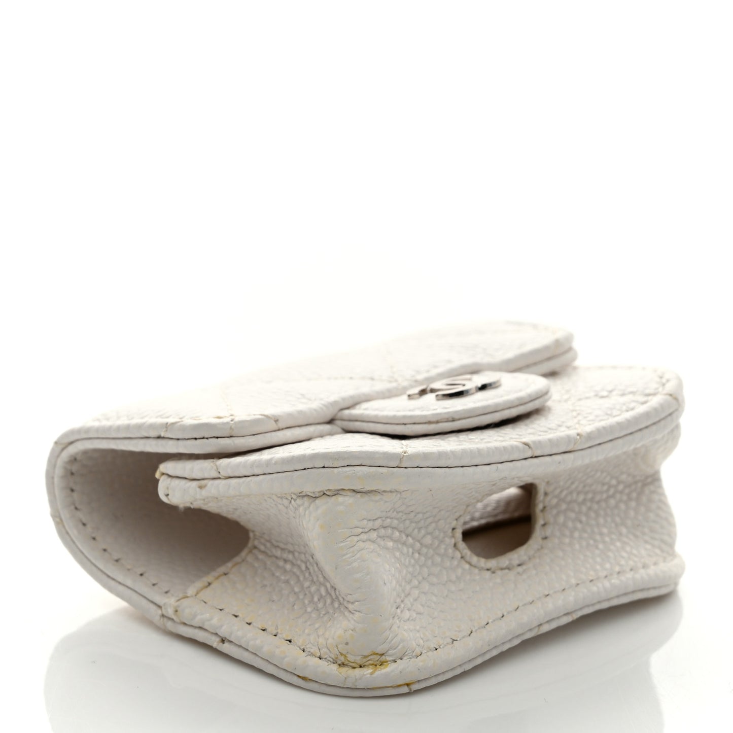 Caviar Quilted Airpods Pro Case White