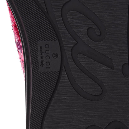 Gucci Nappa Glitter Galactica Sneakers 41.5 Fuchsia 6 of 11