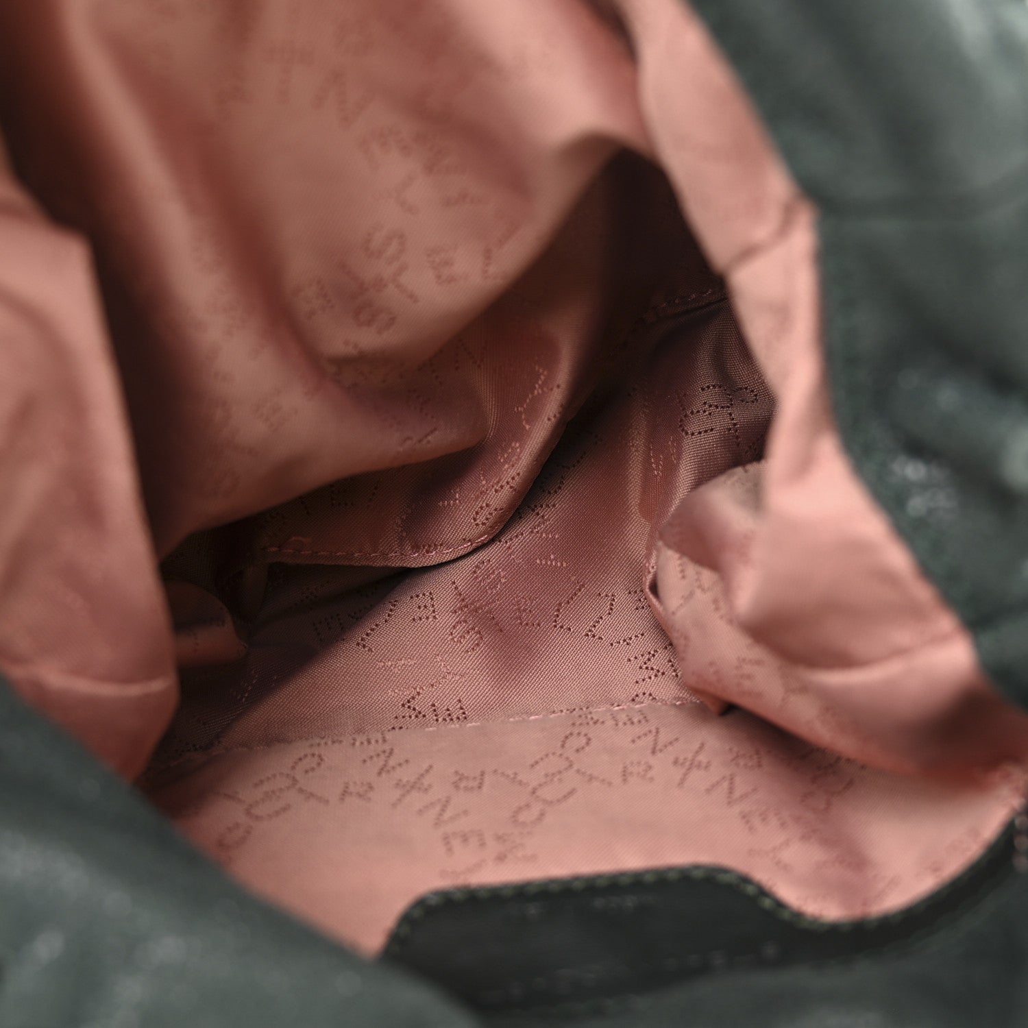 Stella McCartney Shaggy Deer Mini Falabella Fold Over Tote Pine 5 of 10