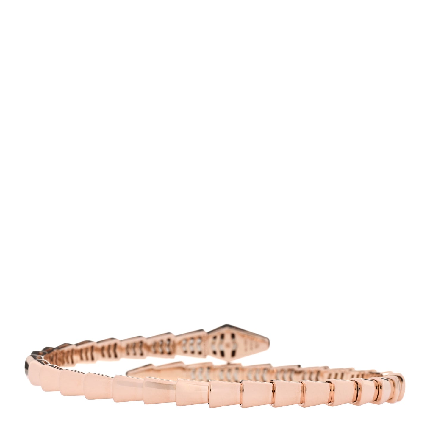 18K Rose Gold Serpenti Viper Bracelet M