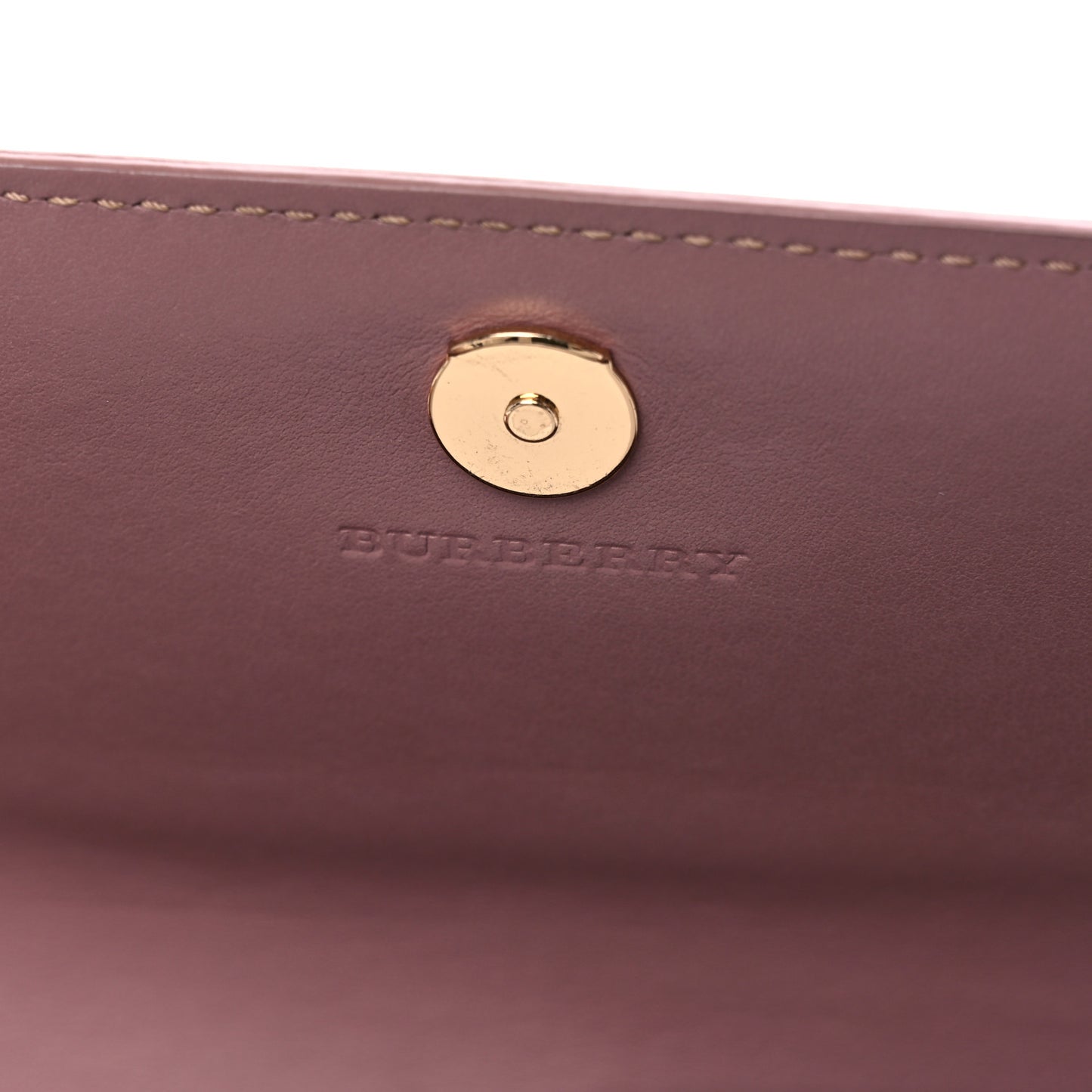 Haymarket Check Henley Wallet On Chain Dusty Pink