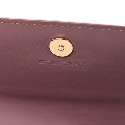 Burberry Haymarket Check Henley Wallet On Chain Dusty Pink 6 of 15