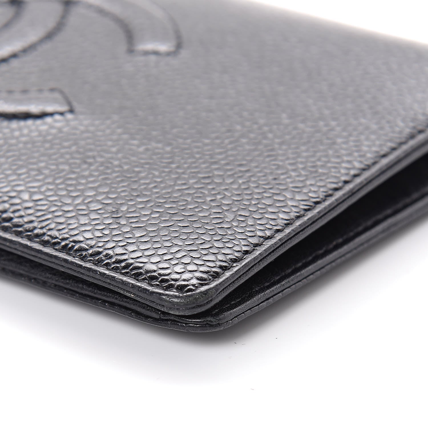 Chanel Caviar Timeless CC Yen Wallet Black 11 of 13