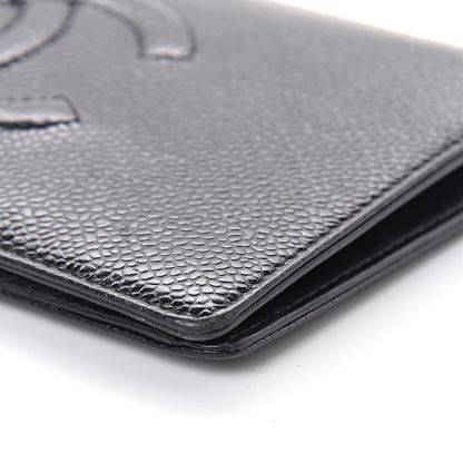 Chanel Caviar Timeless CC Yen Wallet Black 11 of 13