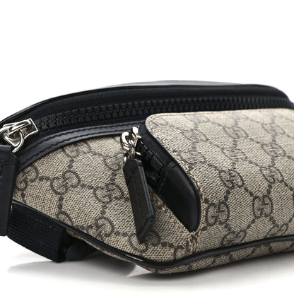 Gucci GG Supreme Monogram Belt Bag Black 8 of 9