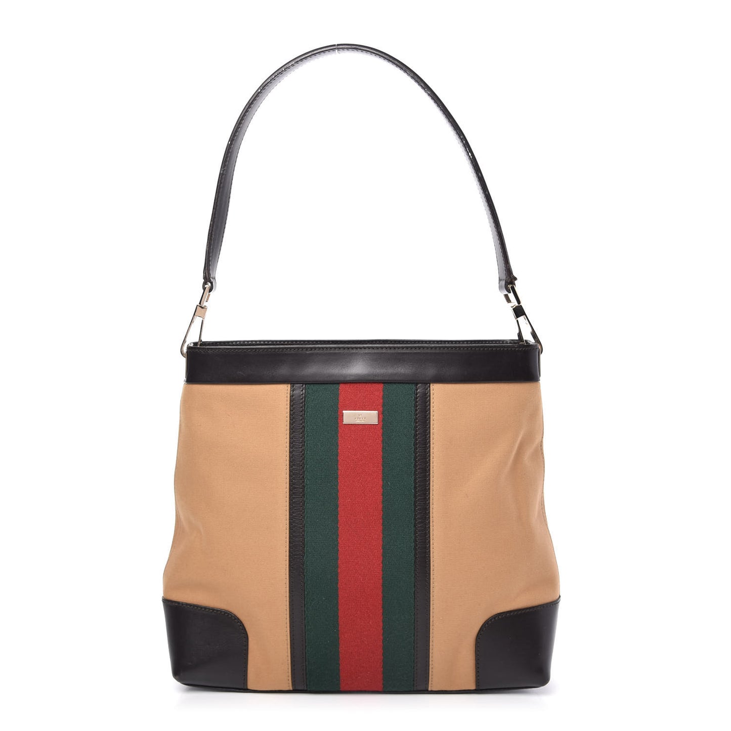 Canvas Web Hobo Dark Brown
