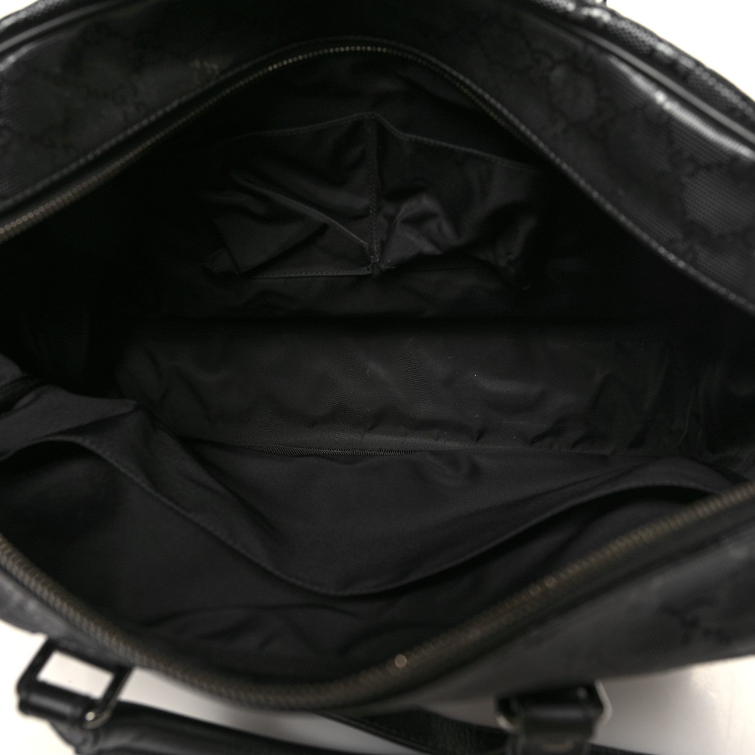 Gucci Imprime Monogram Medium Travel Bag Black 5 of 11
