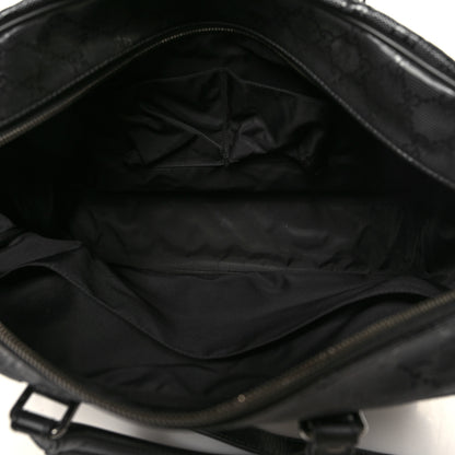 Gucci Imprime Monogram Medium Travel Bag Black 5 of 11