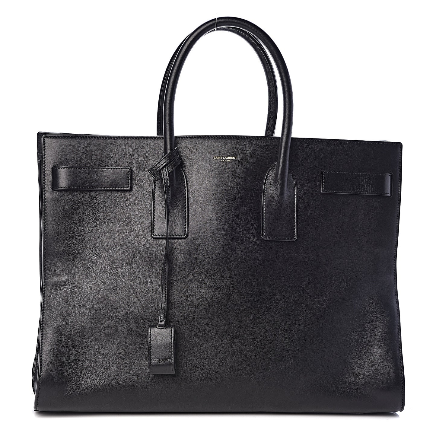 Calfskin Large Sac De Jour Carryall Black