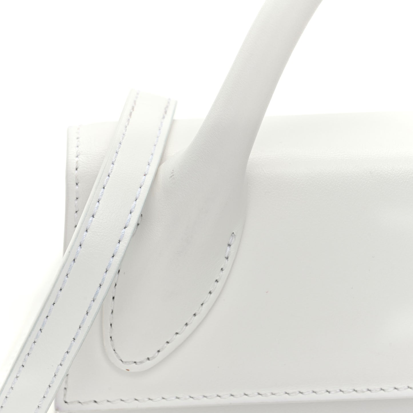 Smooth Calfskin Le Chiquito Long White