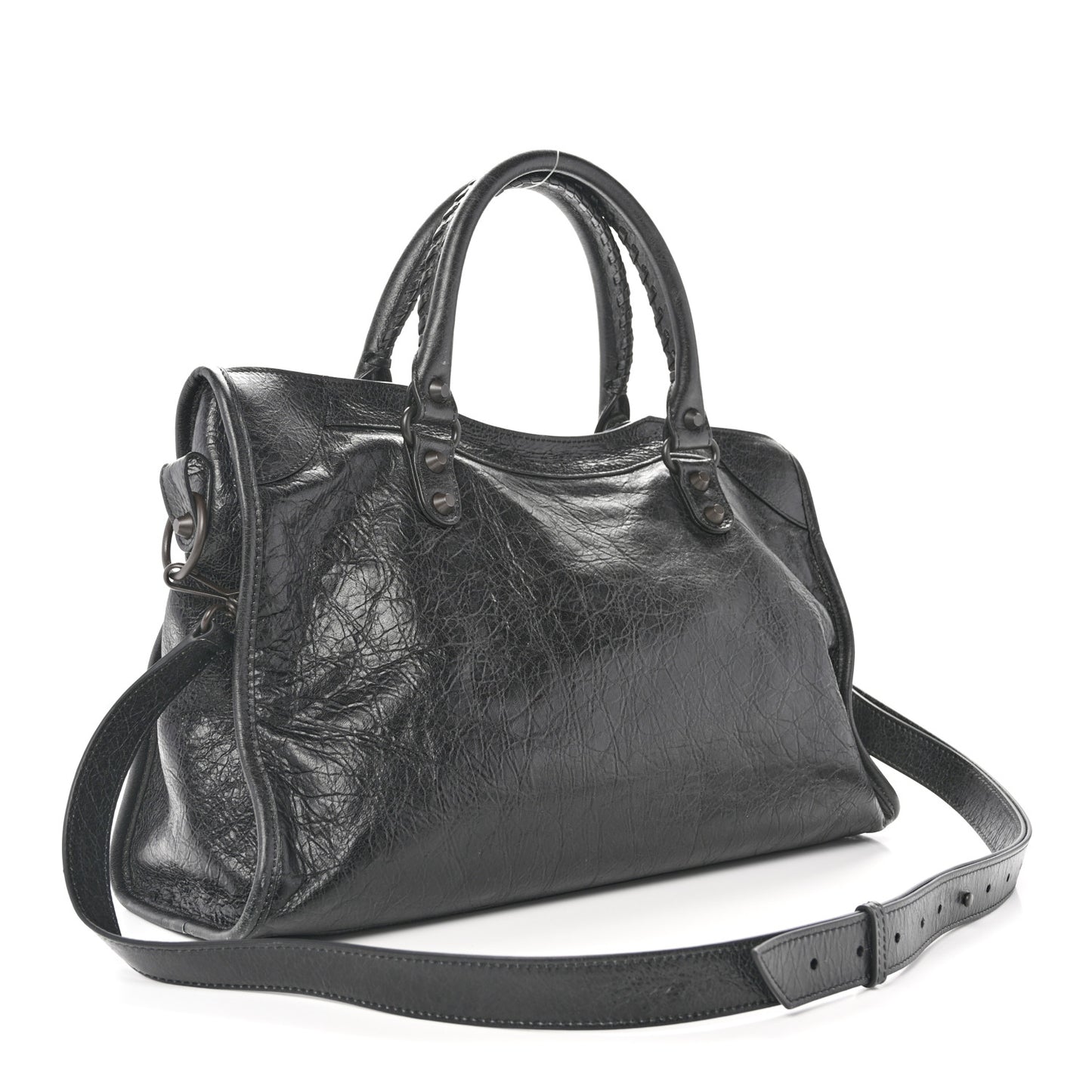 Arena Lambskin Classic Hardware Medium Le City Black