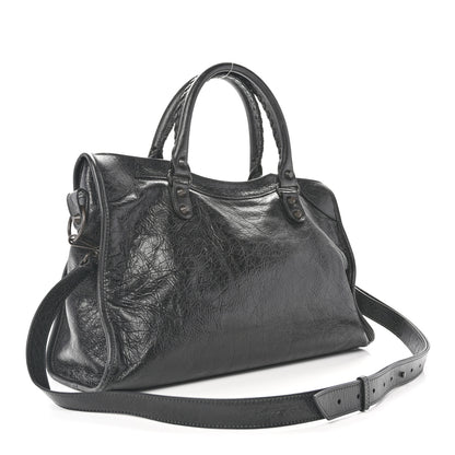 Balenciaga Arena Lambskin Classic Hardware Medium Le City Black 3 of 13