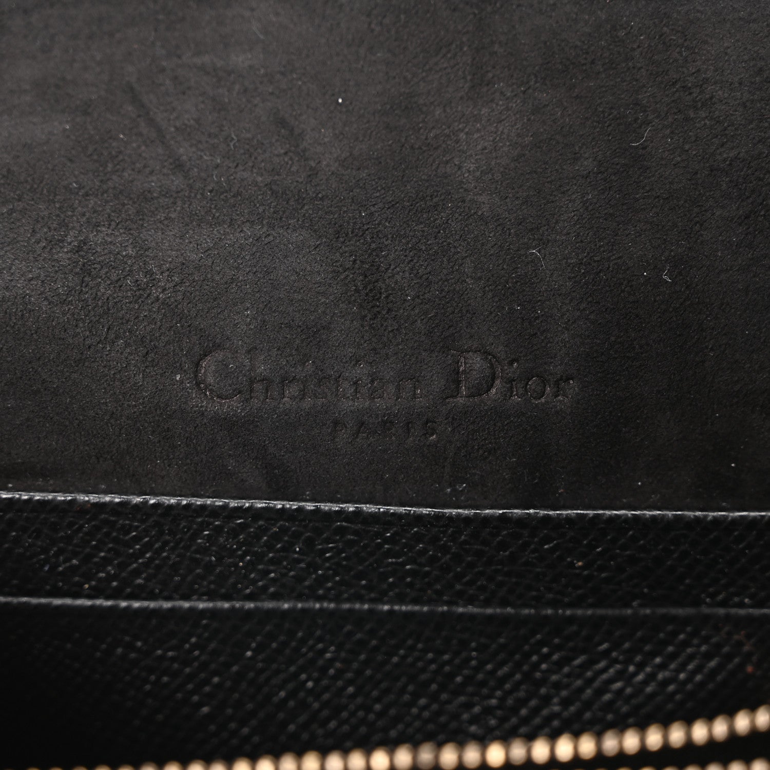 Christian Dior Grained Calfskin Saddle Belt Bag Black 6 of 10
