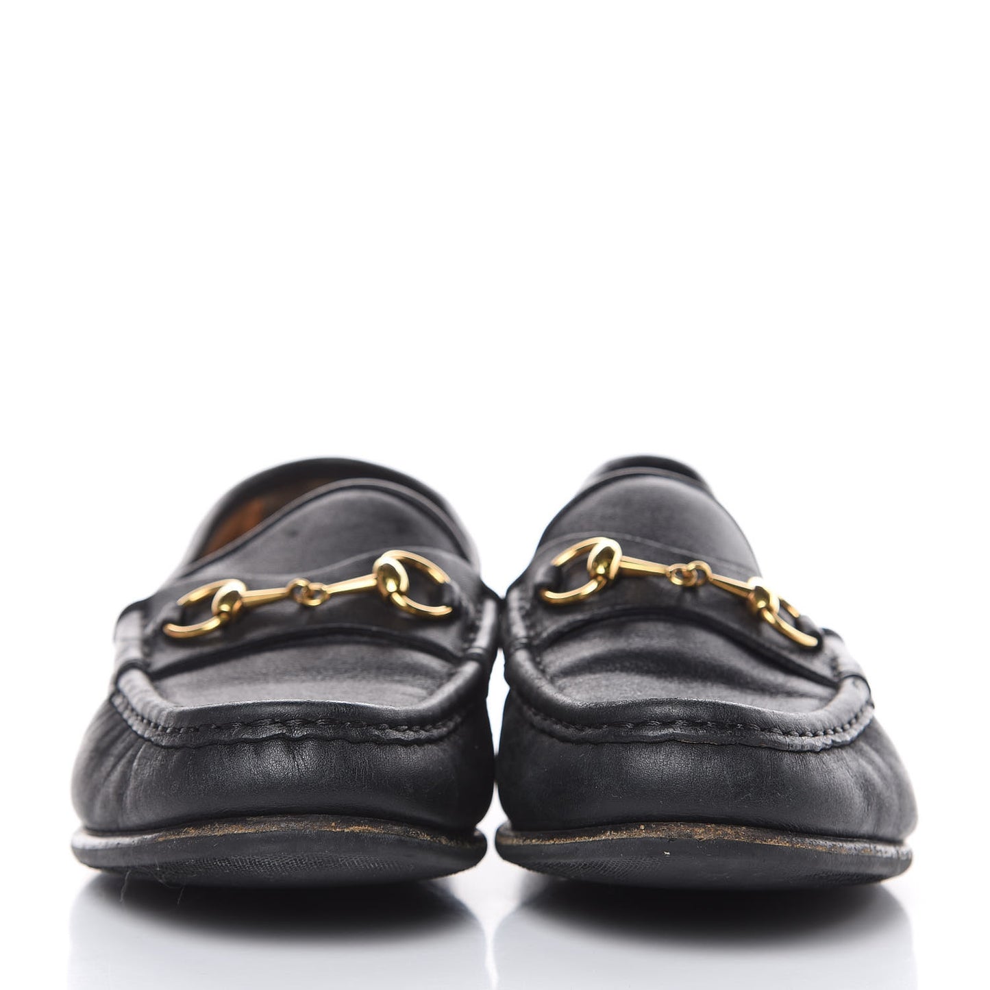 Calfskin Womens 1953 Horsebit Loafers 38 Black
