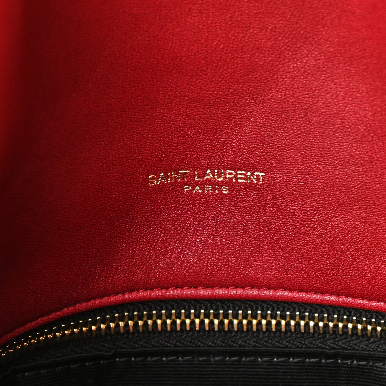Saint Laurent Lambskin Quilted Medium Loulou Puffer Monogram Chain Satchel Opyum Red 7 of 10