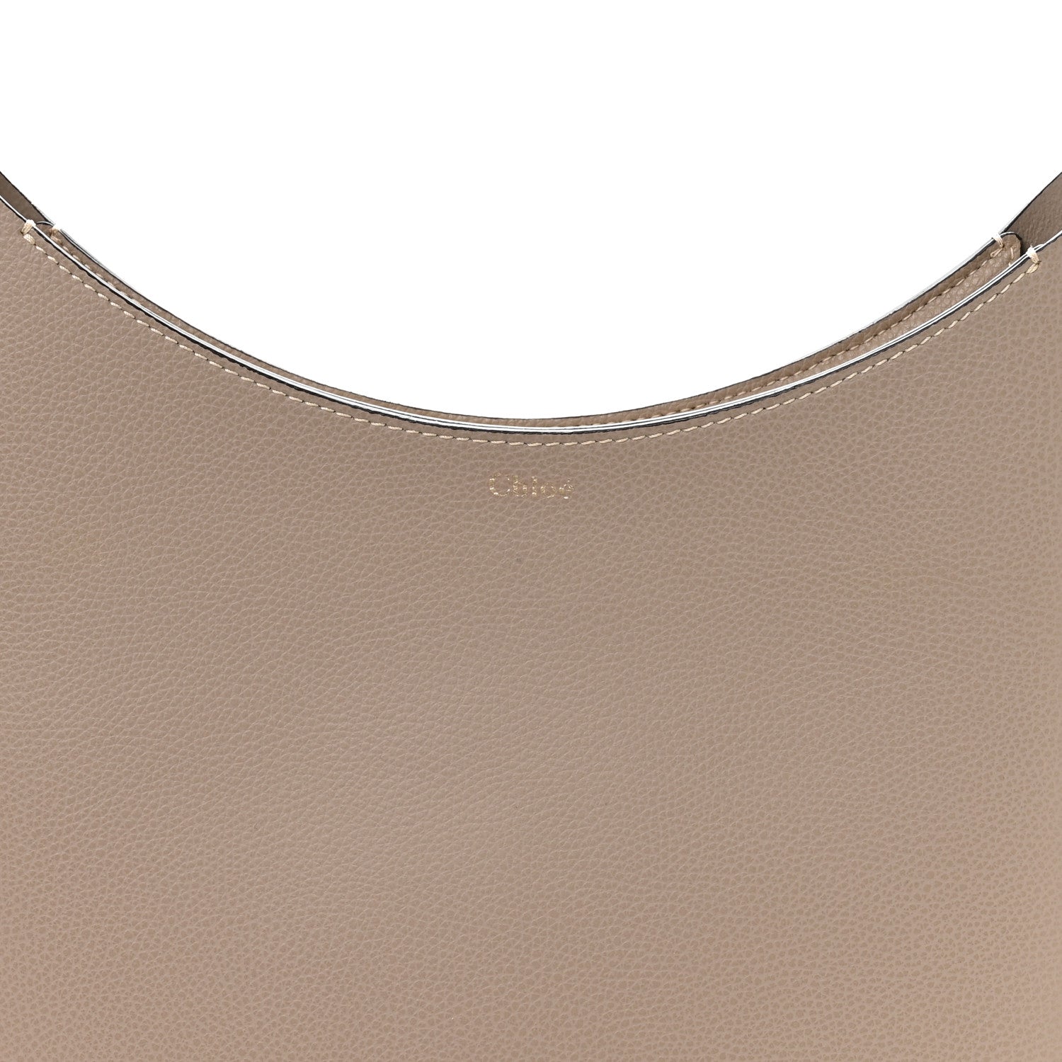Chloe Small Grain Smooth Calfskin Medium Darryl Hobo Motty Grey 8 of 10