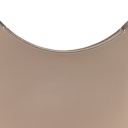 Chloe Small Grain Smooth Calfskin Medium Darryl Hobo Motty Grey 8 of 10