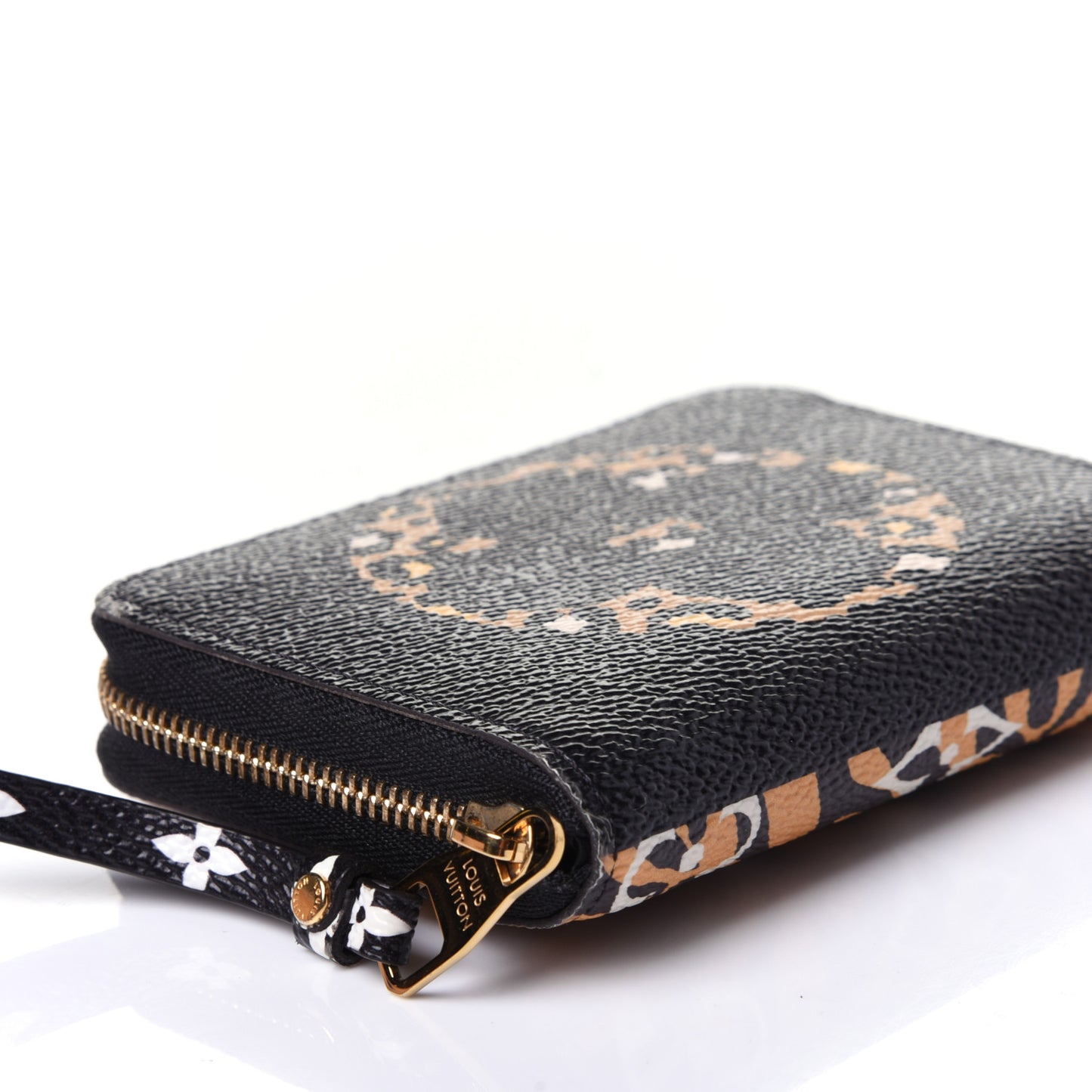 Monogram Giant Jungle Zippy Coin Purse Black