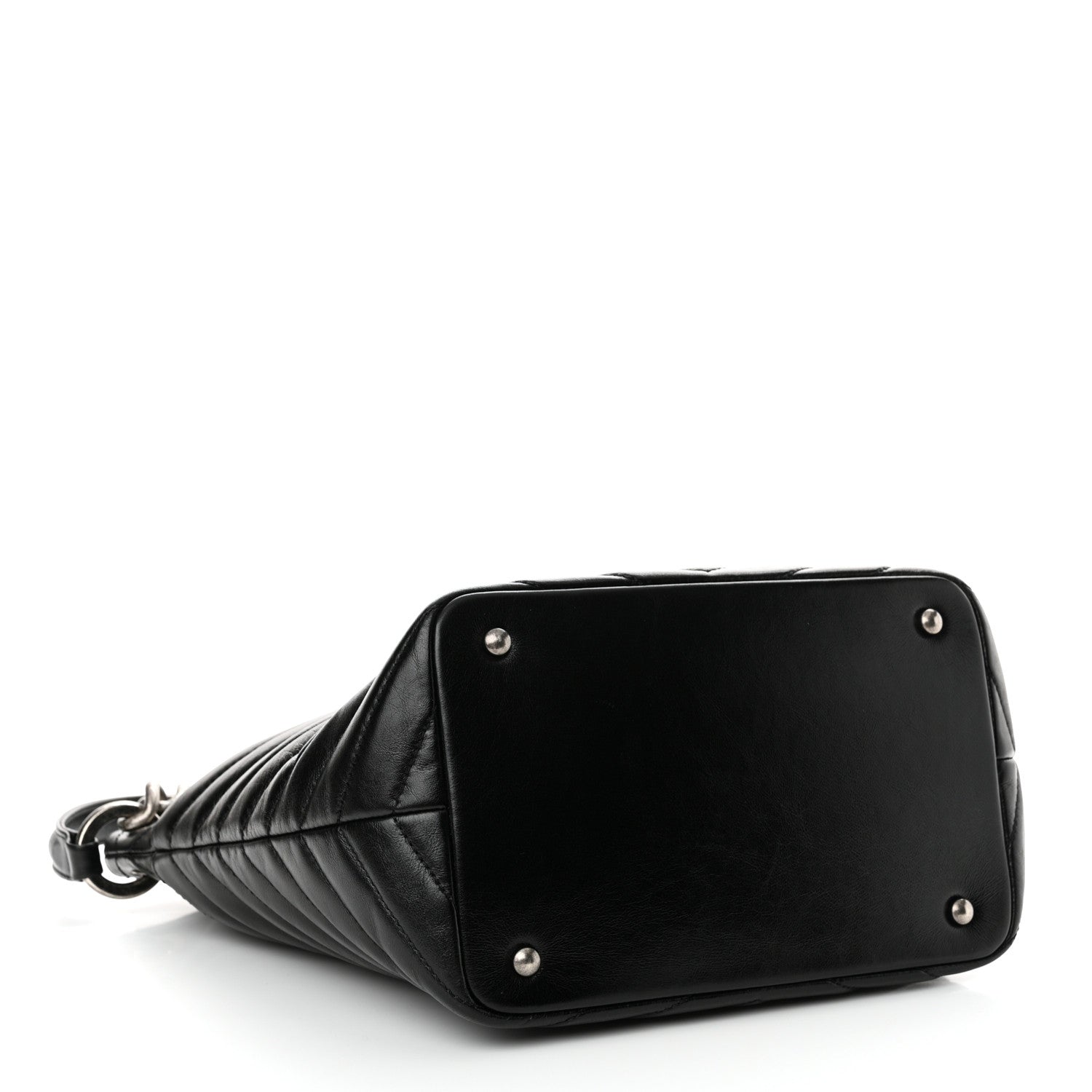 Chanel Aged Calfskin Quilted Mad About Quilting Small Hobo Black 4 of 13