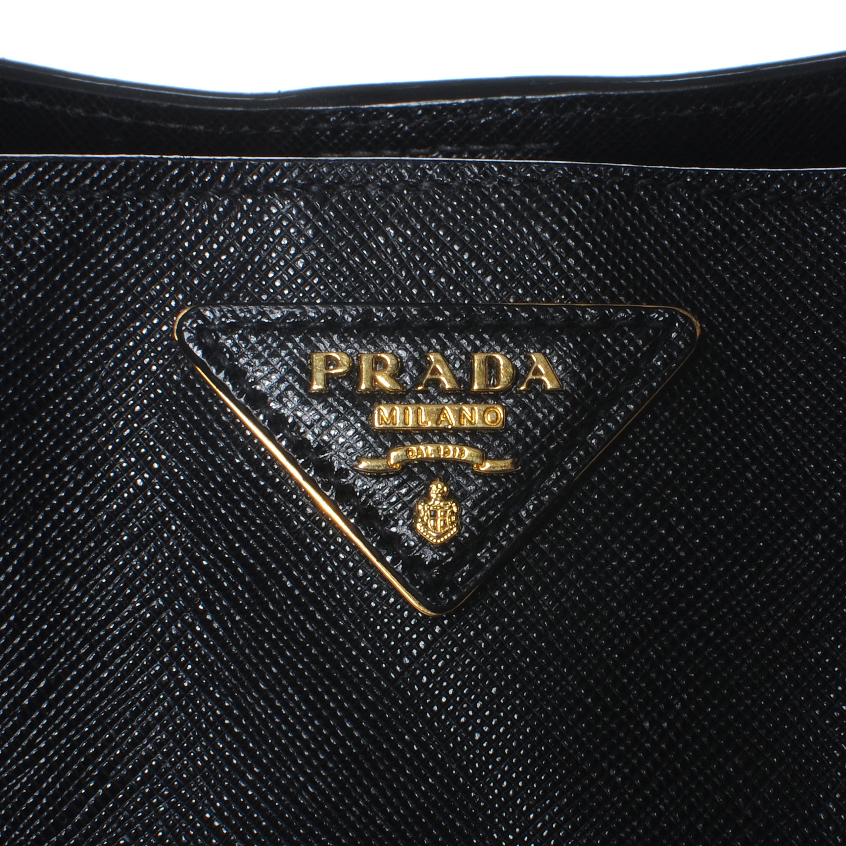 Prada Saffiano Lux Small Tote Nero Black 5 of 10