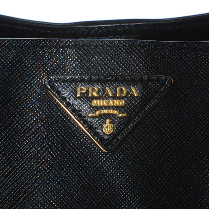 Prada Saffiano Lux Small Tote Nero Black 5 of 10