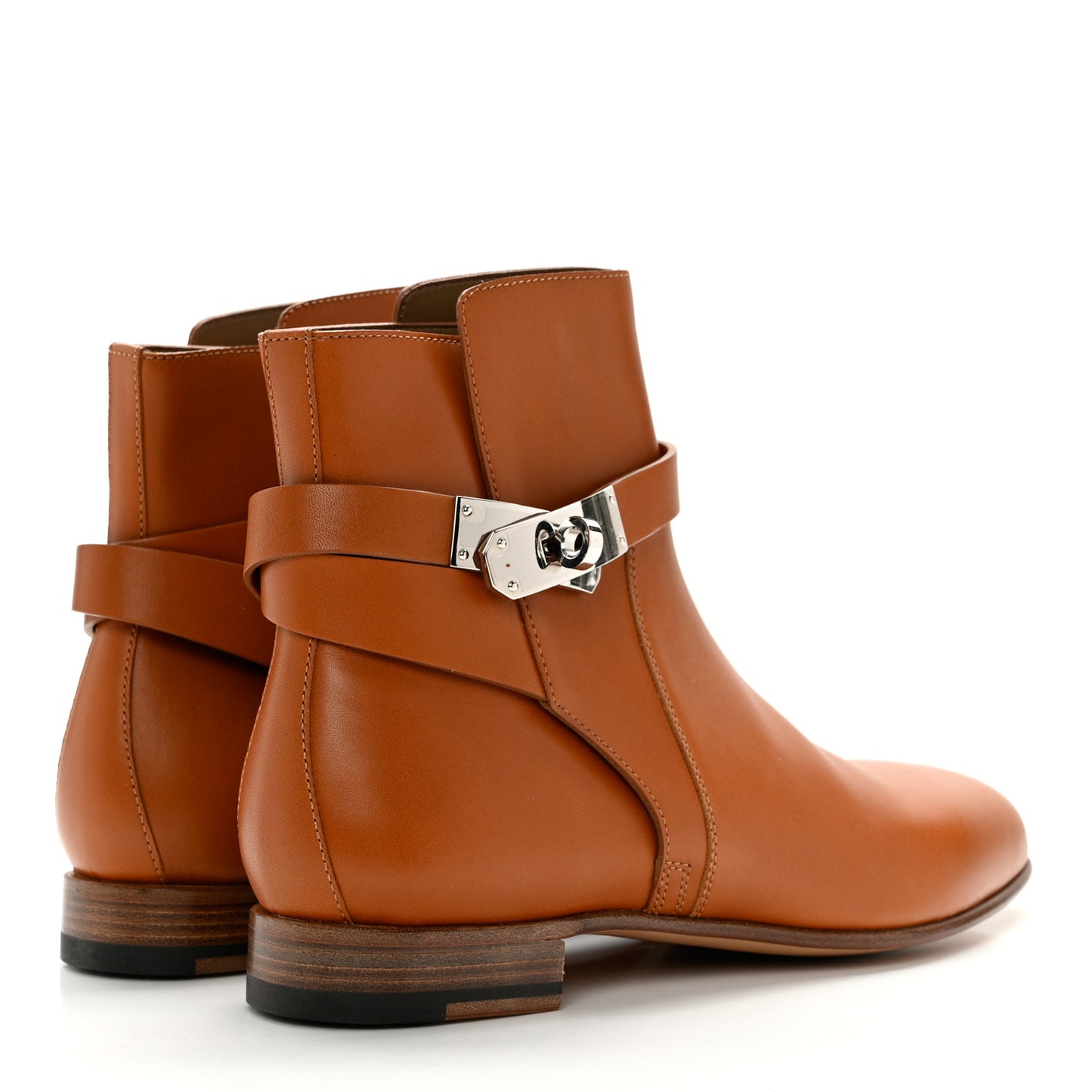 Calfskin Neo Low Boots 37 Natural