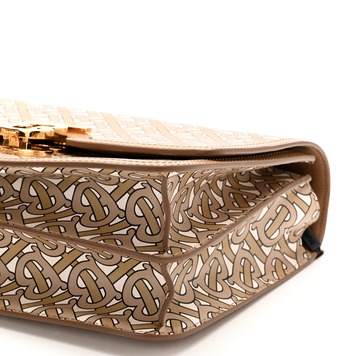 Calfskin Monogram Medium TB Bag Beige