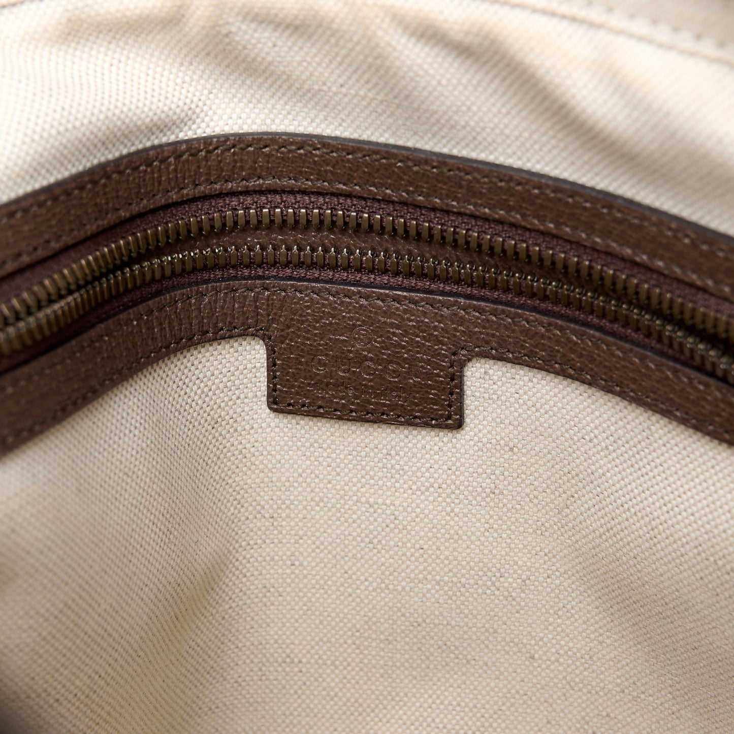 GG Supreme Monogram Web Small Ophidia Messenger Bag Brown