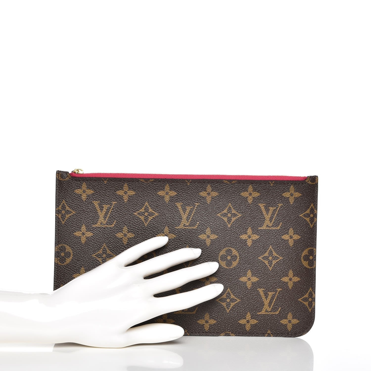 Louis Vuitton Monogram Neverfull MM GM Pochette Pivoine 2 of 8