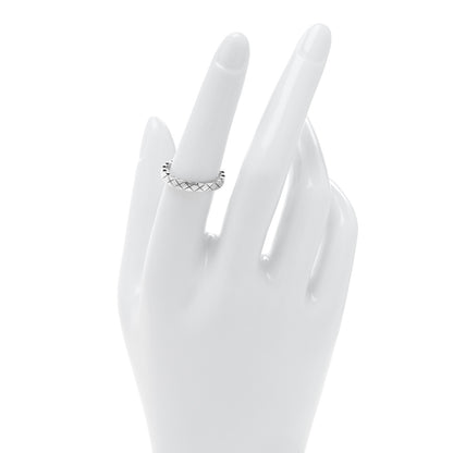 Chanel 18K White Gold Mini Coco Crush Ring 54 7 2 of 4