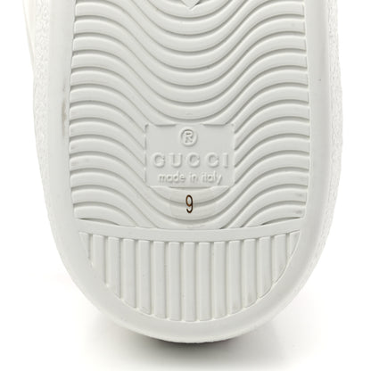 Gucci Calfskin Web Mens Gucci Band Ace Sneakers 9 White 6 of 8