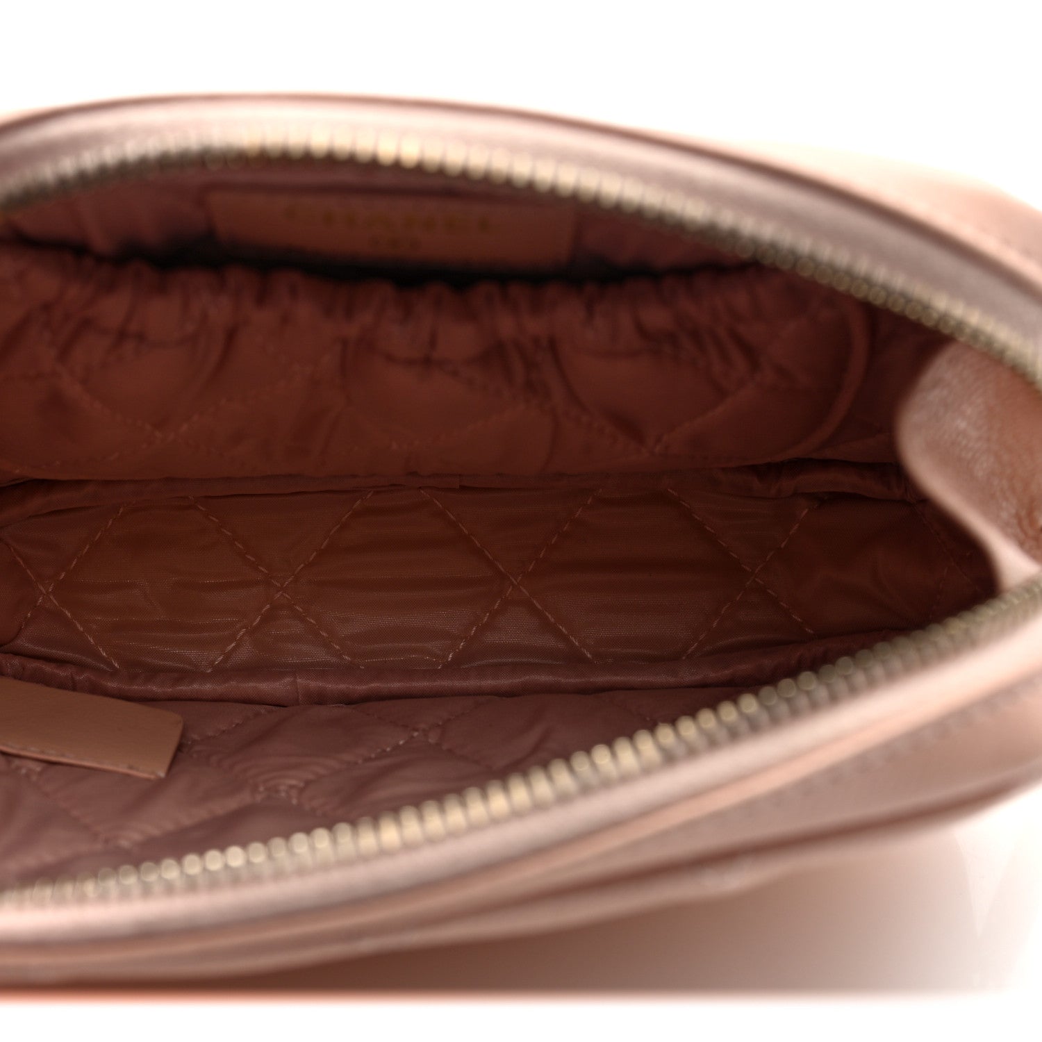 Chanel Caviar Quilted Small Curvy Pouch Cosmetic Case Light Pink 5 of 7