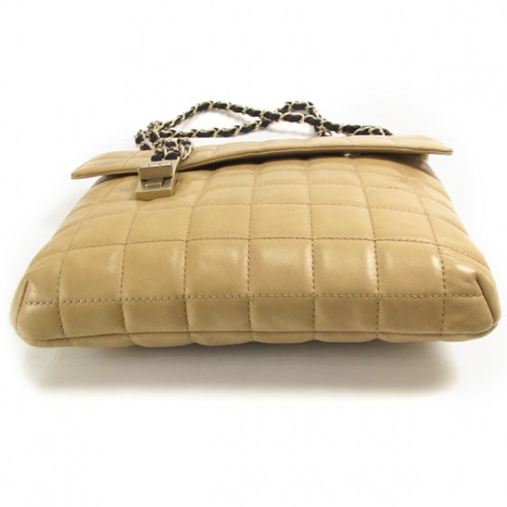 Lambskin Cube Quilted Mademoiselle Flap Bag