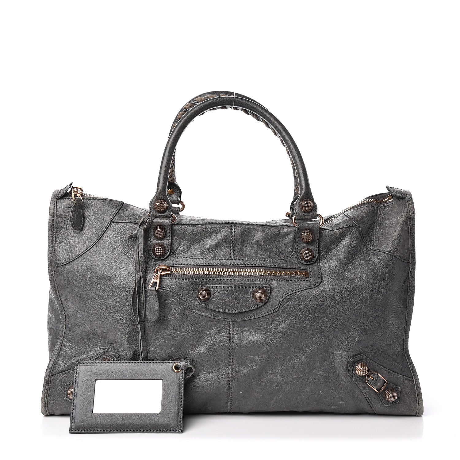 Balenciaga Agneau Giant 12 Rose Gold Hardware Work Gris Tarmac 1 of 18
