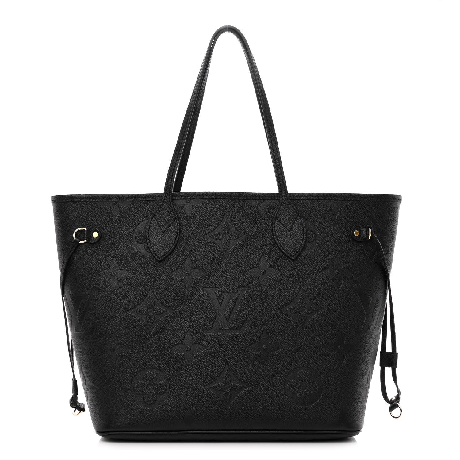 Louis Vuitton Empreinte Monogram Giant Neverfull MM Black 3 of 10