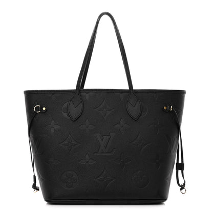Louis Vuitton Empreinte Monogram Giant Neverfull MM Black 3 of 10