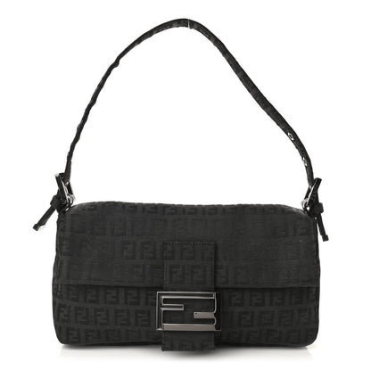 Fendi Zucchino Baguette Black 1 of 9