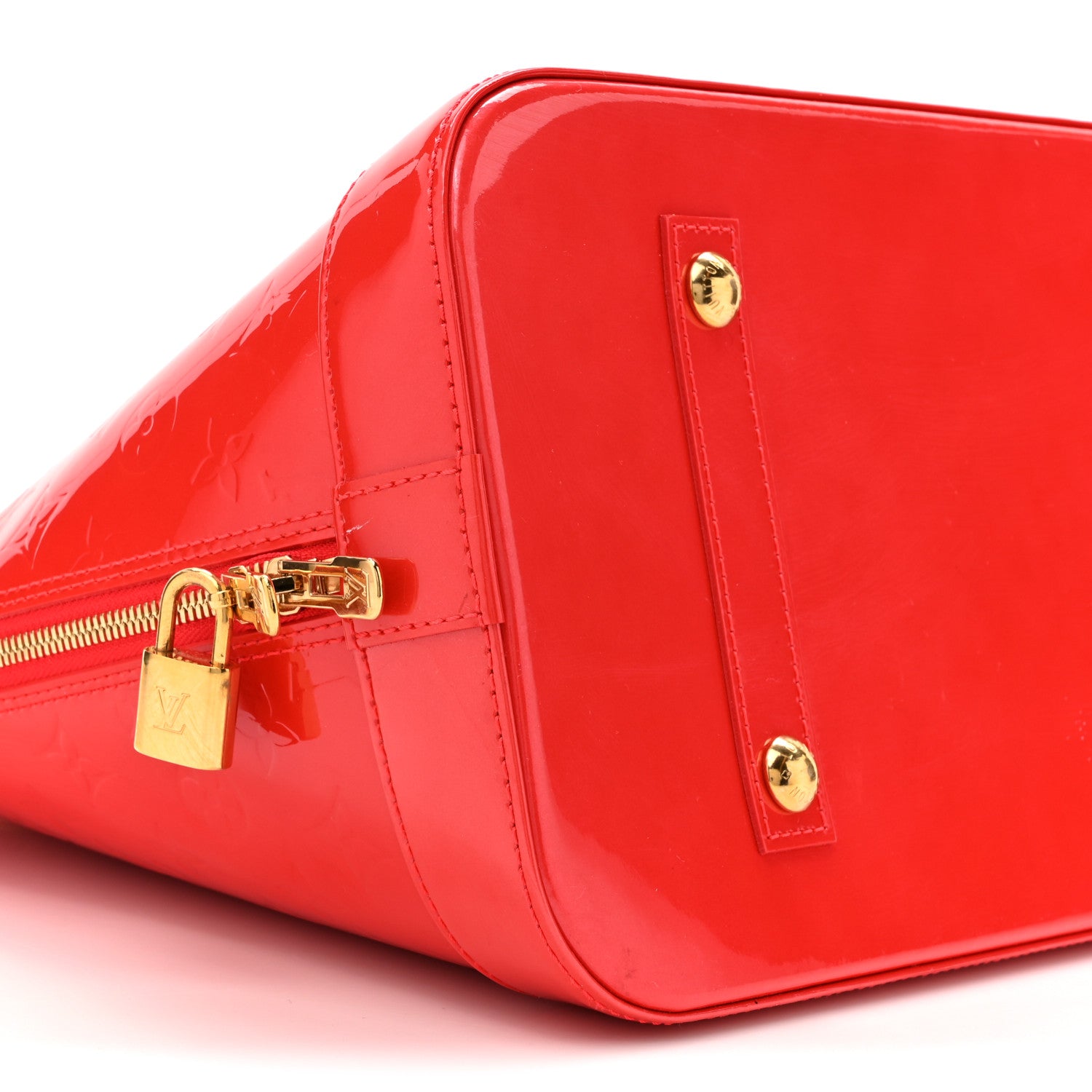 Louis Vuitton Vernis Alma GM Rouge Grenadine 9 of 14