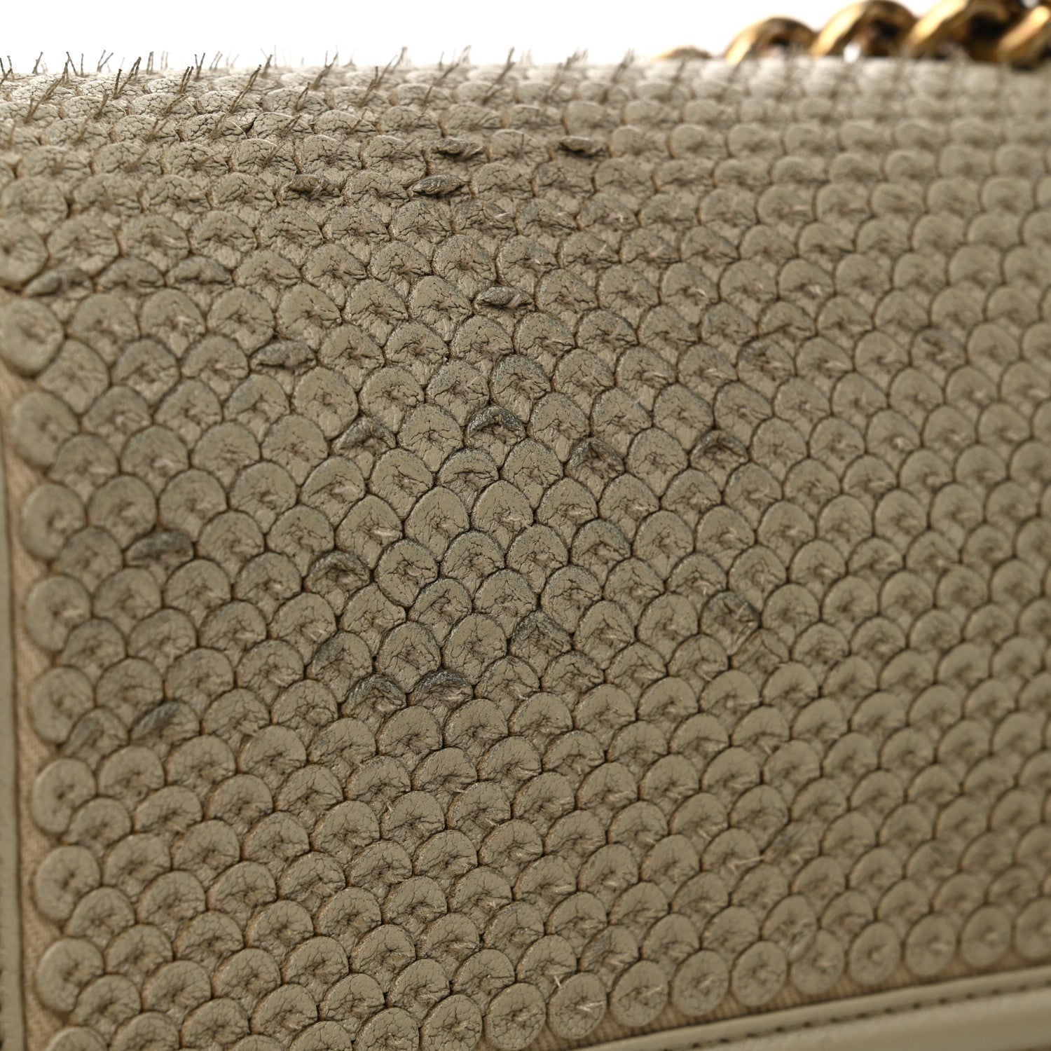 Chanel Metallic Lambskin Small Scaled Boy Flap Gold 11 of 12