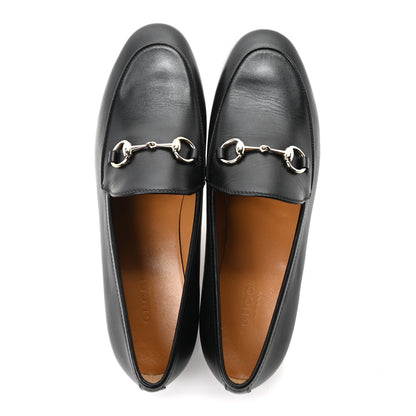 Gucci Calfskin Womens Jordaan Loafers 37 Black 2 of 10