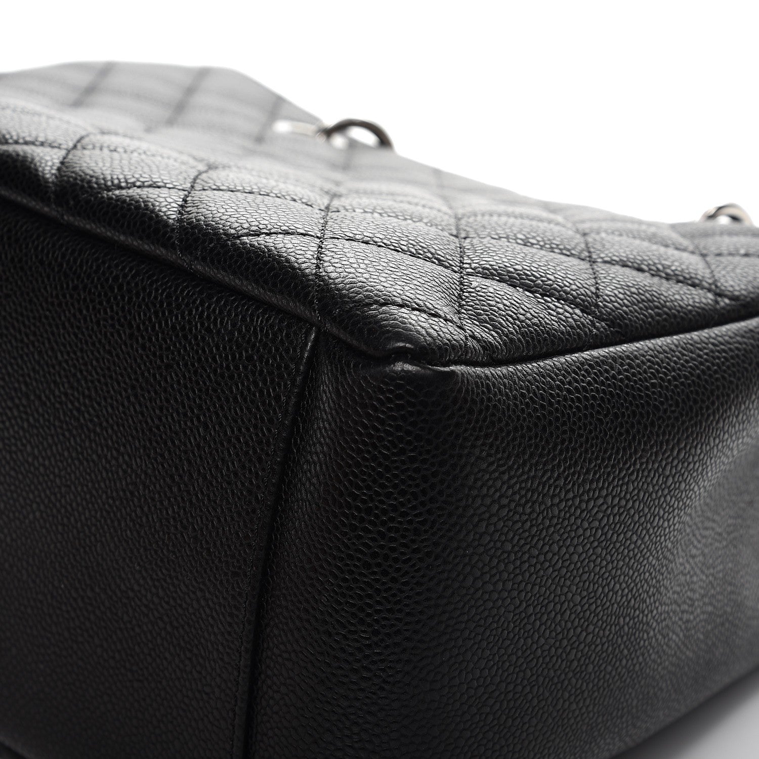 Chanel Caviar Quilted Grand Shopping Tote GST Black 10 of 12