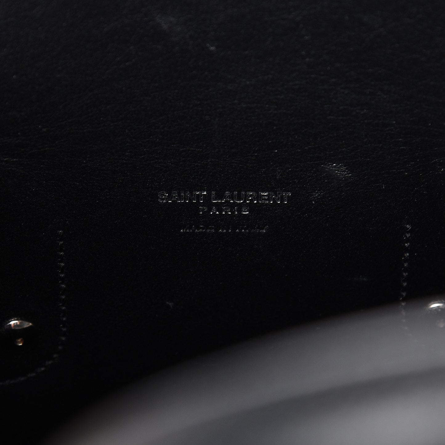 Grained Calfskin Small Sac De Jour Black