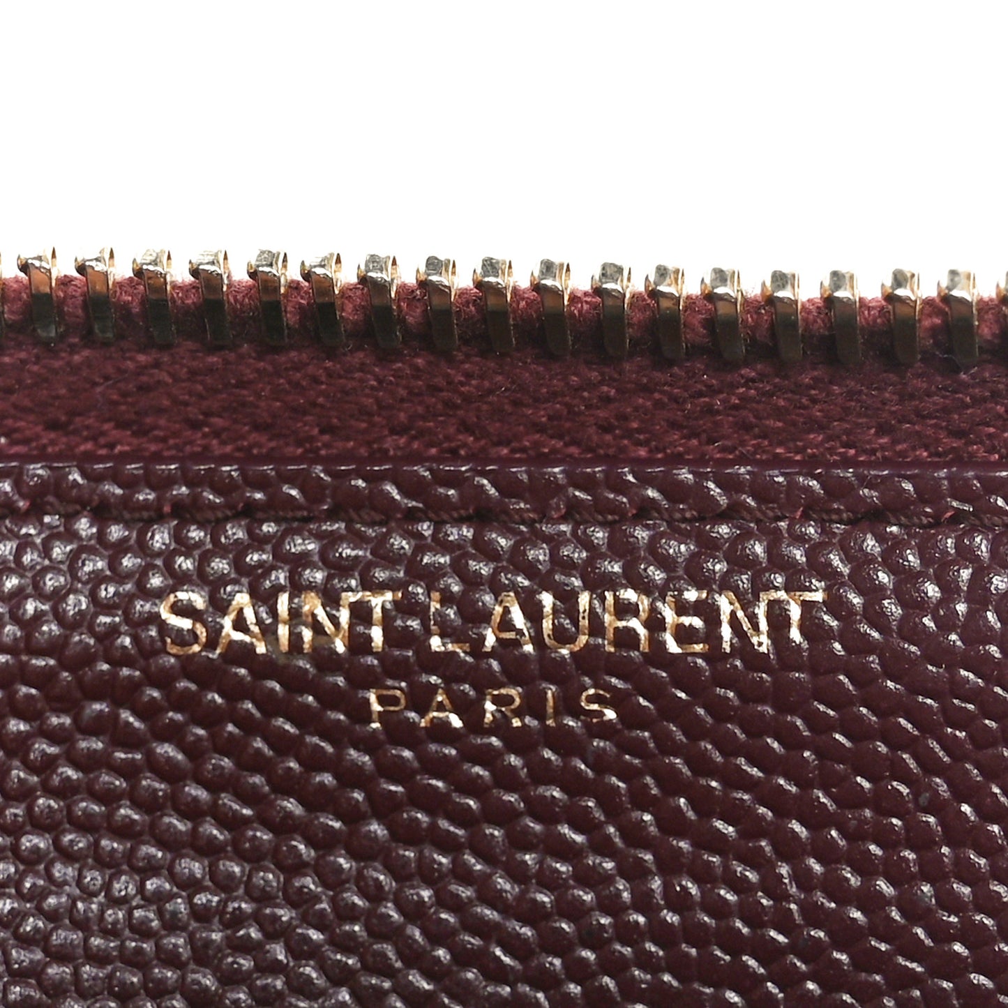 Grain De Poudre Matelasse Chevron Monogram Zip Around Wallet Rouge Legion