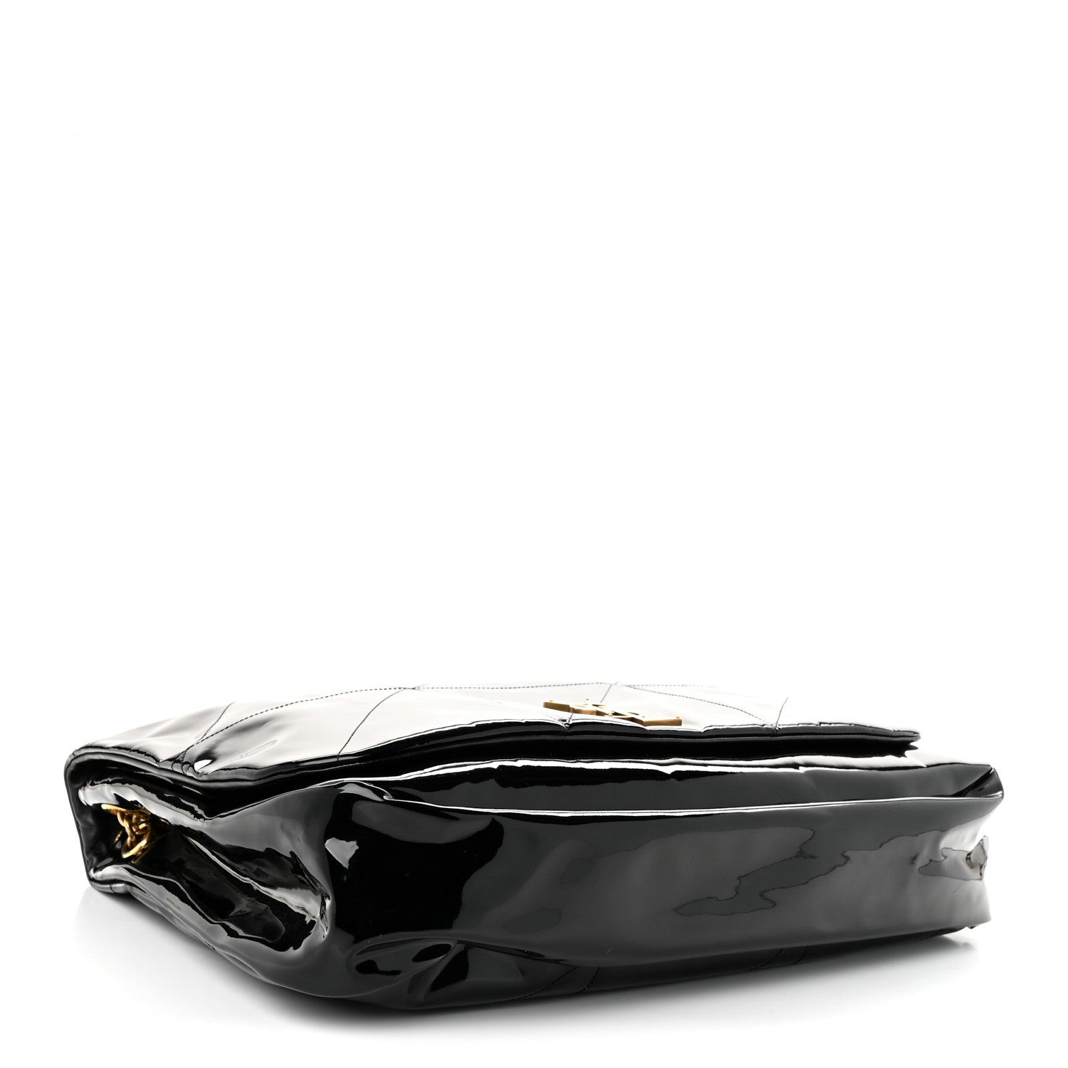Saint Laurent Patent Matelasse Monogram Large Jamie 4.3 Black 4 of 10