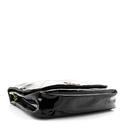 Saint Laurent Patent Matelasse Monogram Large Jamie 4.3 Black 4 of 10