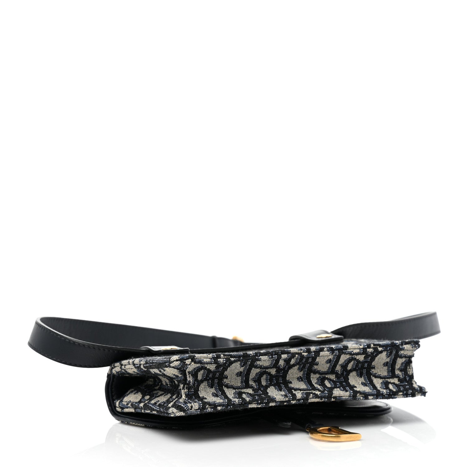 Christian Dior Oblique Saddle Belt Bag Blue 4 of 8