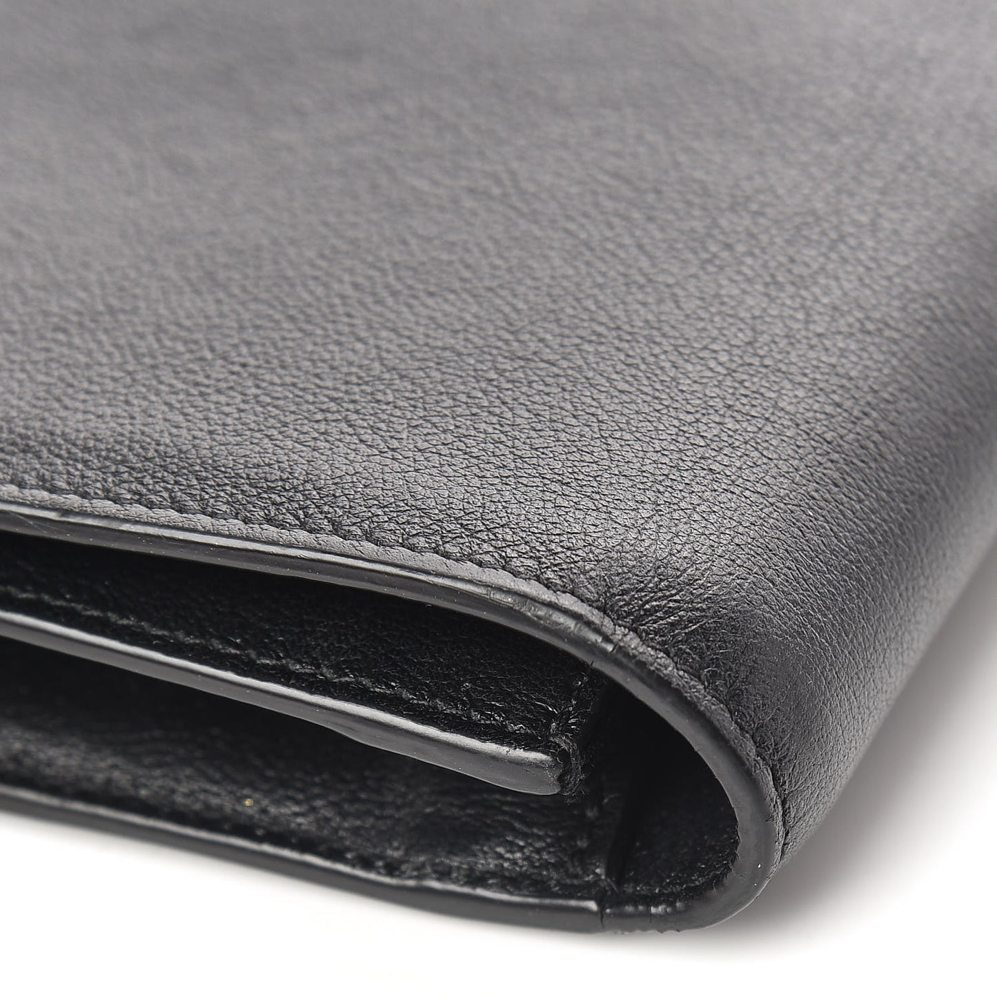 Calfskin Monogram Large Belle De Jour Clutch Black