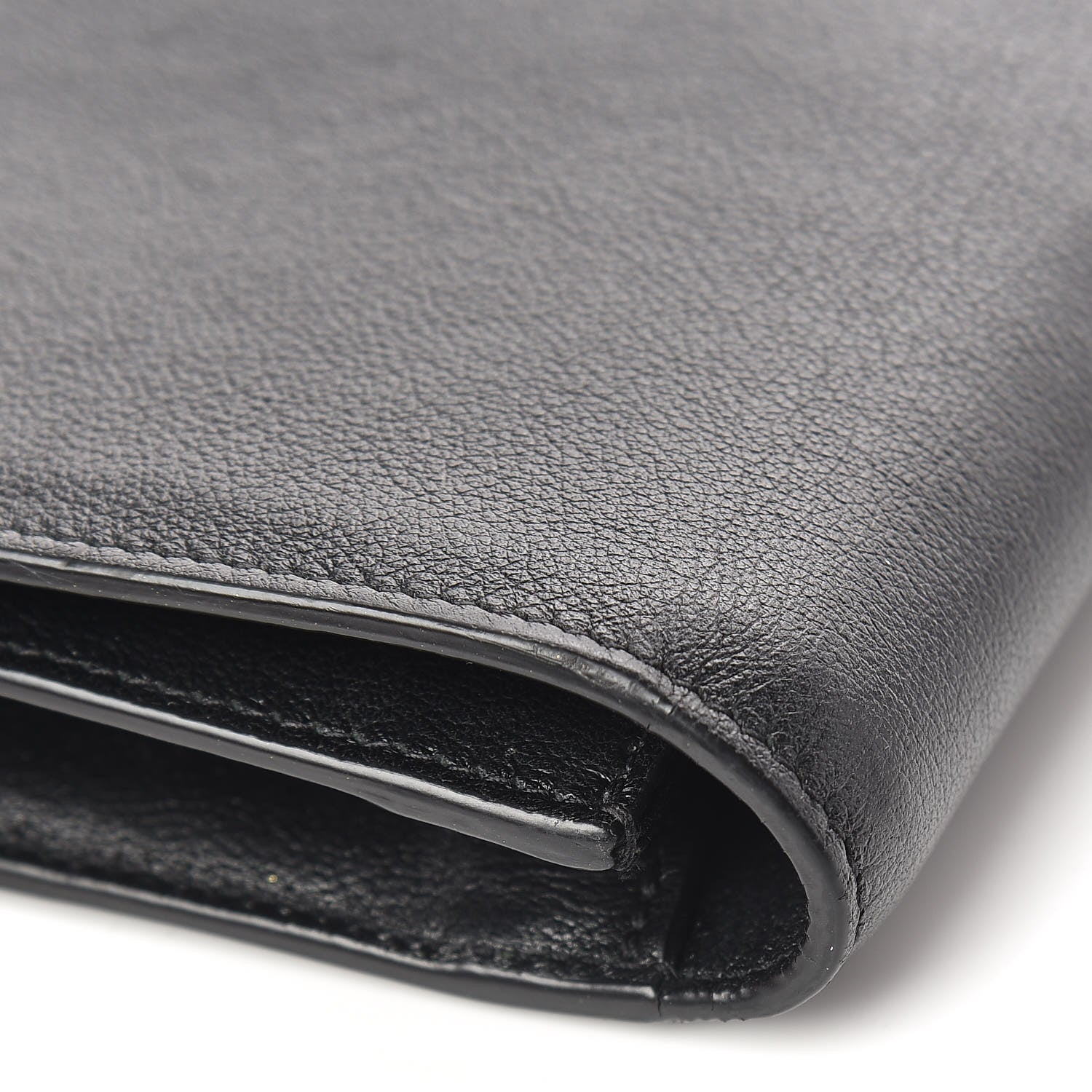 Saint Laurent Calfskin Monogram Large Belle De Jour Clutch Black 18 of 21