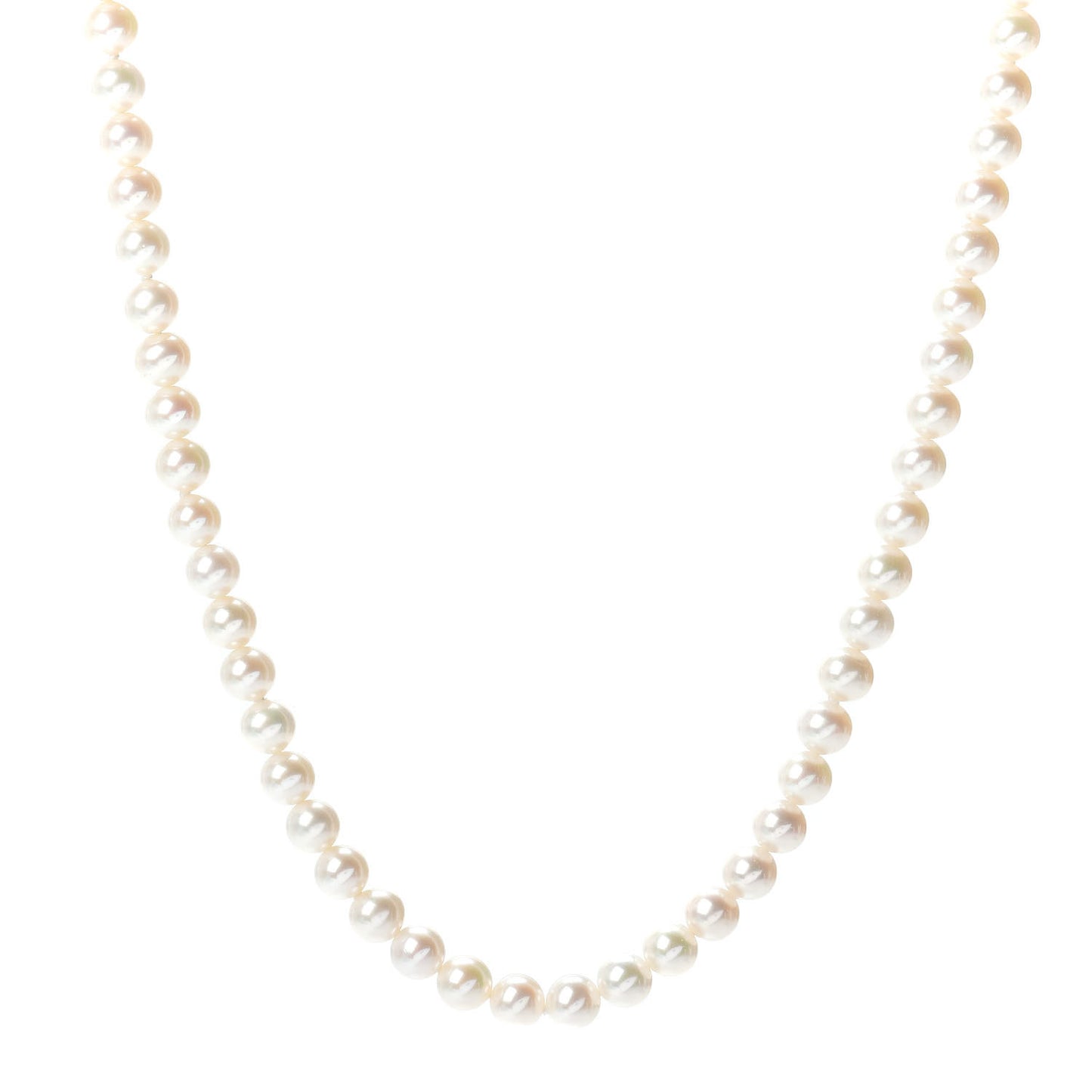 Sterling Silver Freshwater Pearl 5-6mm Ziegfeld Necklace