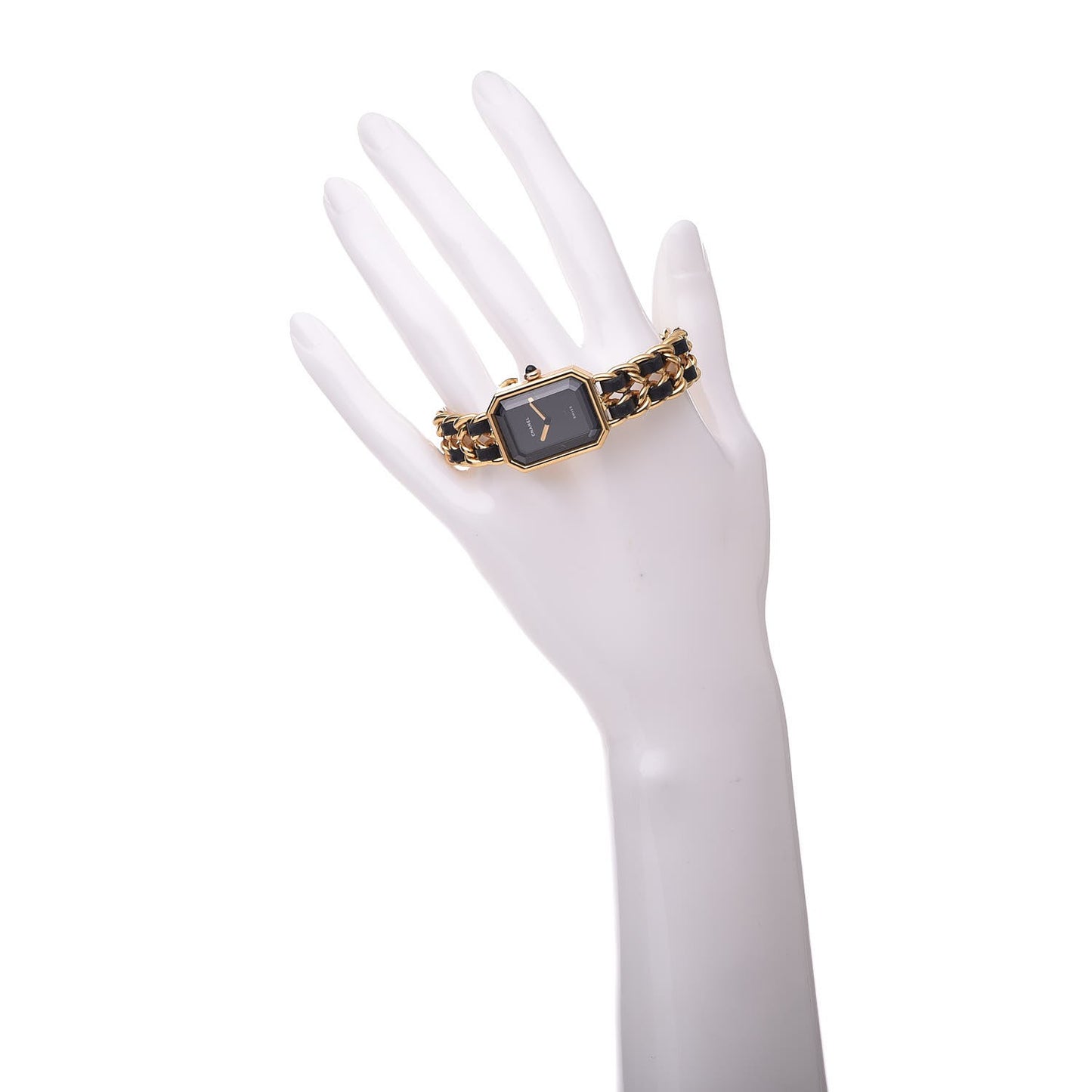 Stainless Steel Lambskin 20mm Chain Premiere Quartz Watch Gold M
